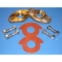 1.5" Drop In Red Rubber Water Meter Single Flange Kit | Midland MFG Co.