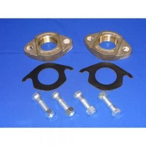 2 Black HD Water Meter Single Flanges 2" Kit | Midland MFG Co.